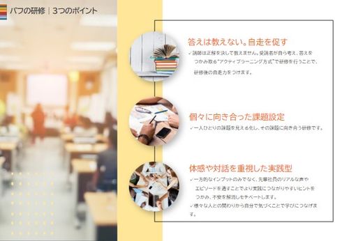 【企画書】3年目フォローアップ研修​・４～７年目脱若手社員研修​