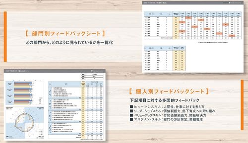 部門別・個人別フィードバックシート