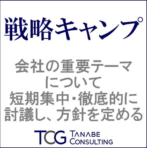 重要テーマについて短期集中・徹底的に討議し、方針を定める