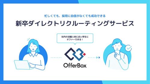 新卒ダイレクトリクルーティングサービス「OfferBox（オファーボックス）」