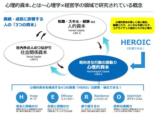 心理的資本診断®×行動性向タイプ分析 -HEROIC-