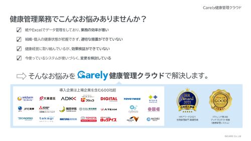 Carely 健康管理クラウド