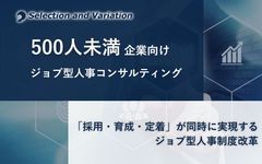 500人未満企業向けジョブ型人事コンサルティング