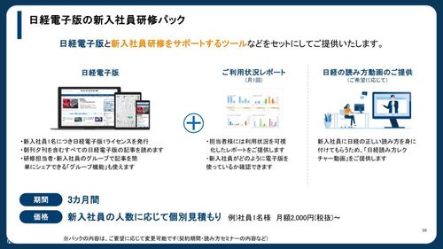 日経電子版で実現する「自ら考え、行動できる」新入社員研修