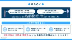 【2026年度最新版！※採用担当の方必見】 新卒採用スケジュール
