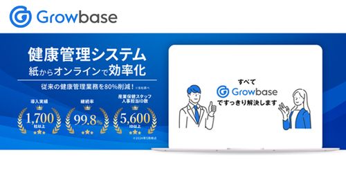 クラウド健康管理システム【Growbase】