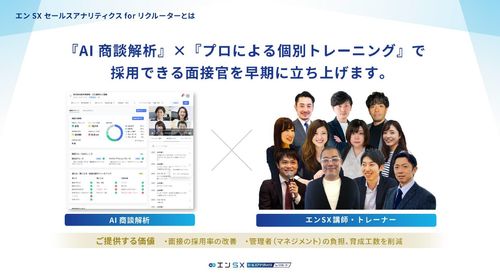 面接力向上につながる！「エンSXセールスアナリティクスforリクルーター」