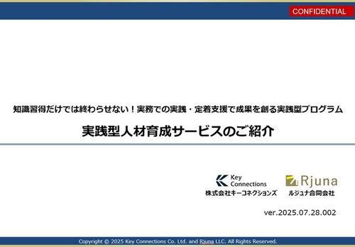 知識習得で終わらせない！実務での実践・定着で成果を創る実践型プログラム