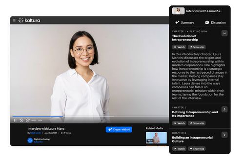 動画のクイズ挿入や視聴分析で教育効果測定、AIで利活用を促進