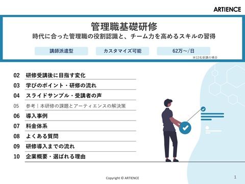 【管理職基礎研修】役割理解と、チーム力を高める方法を学ぶ