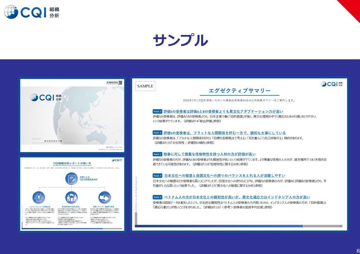 【サービス資料】CQI組織分析
