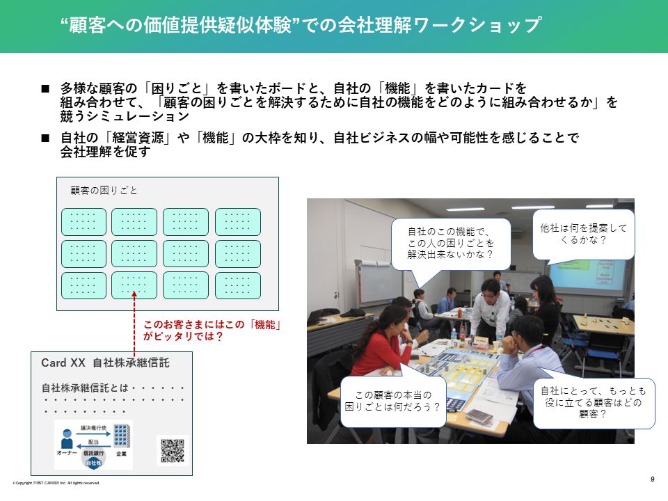 内定者研修・ワークショップ