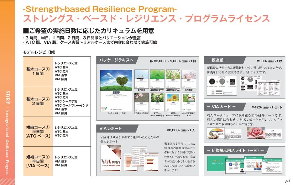 SBRP-「レジリエンス　＝　復元力・回復力」を啓発する