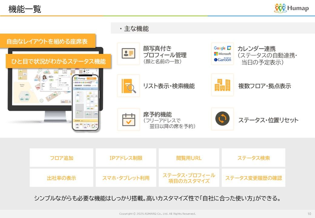 在席管理＆フリーアドレス管理ツール「せきなび」