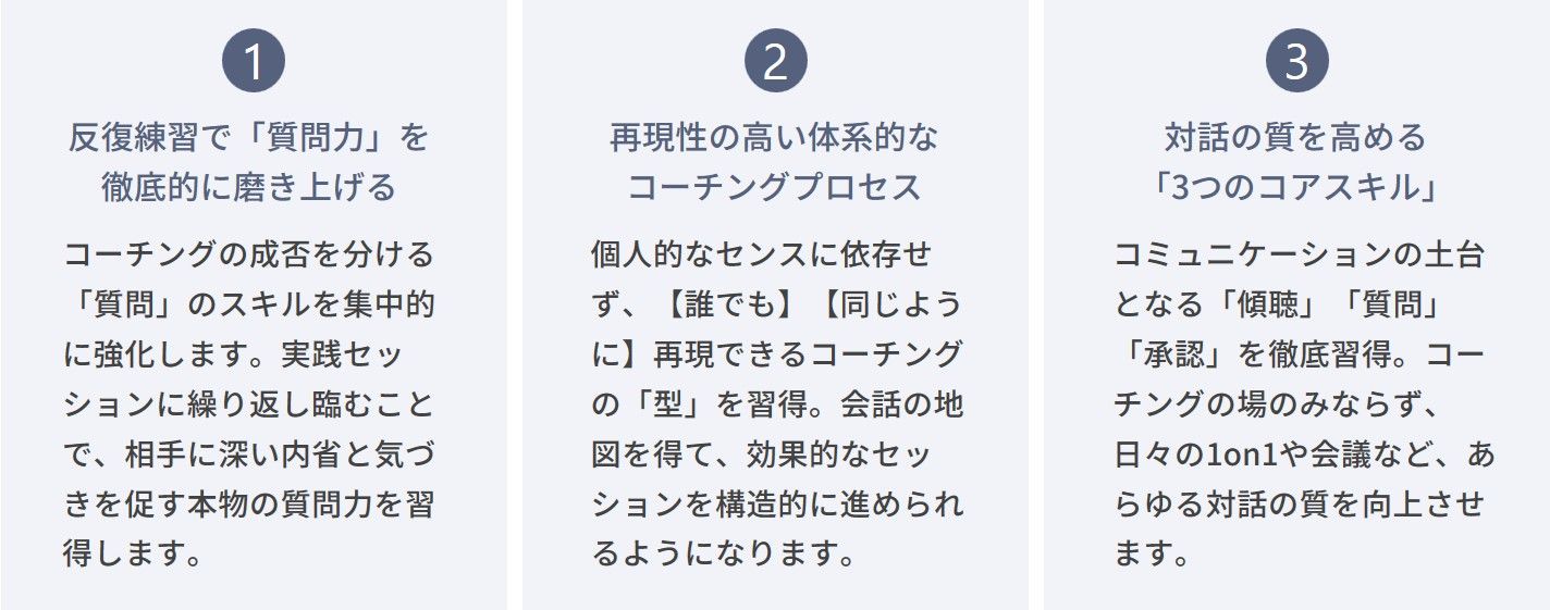 コーチングスキル研修