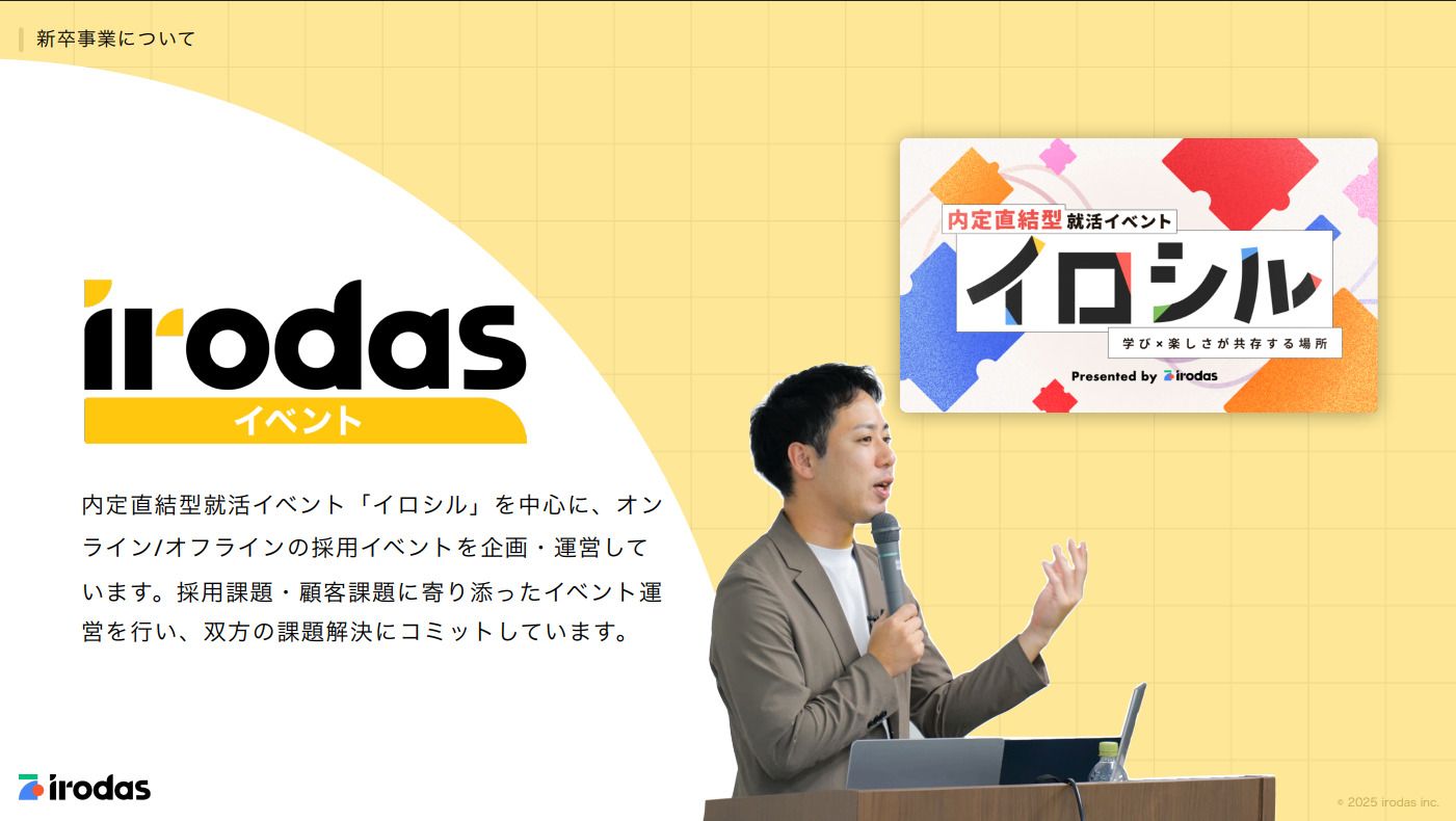 【株式会社irodas】サービス一覧