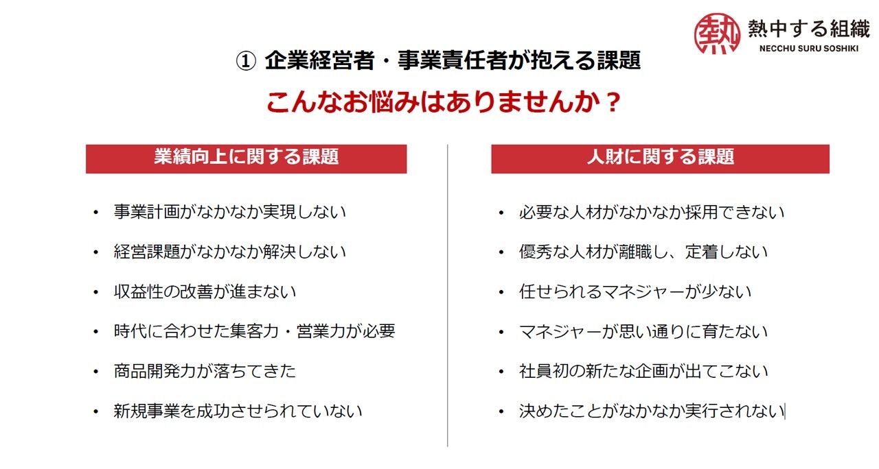 事業戦略実現に直結する組織づくりのための「熱中する組織診断」