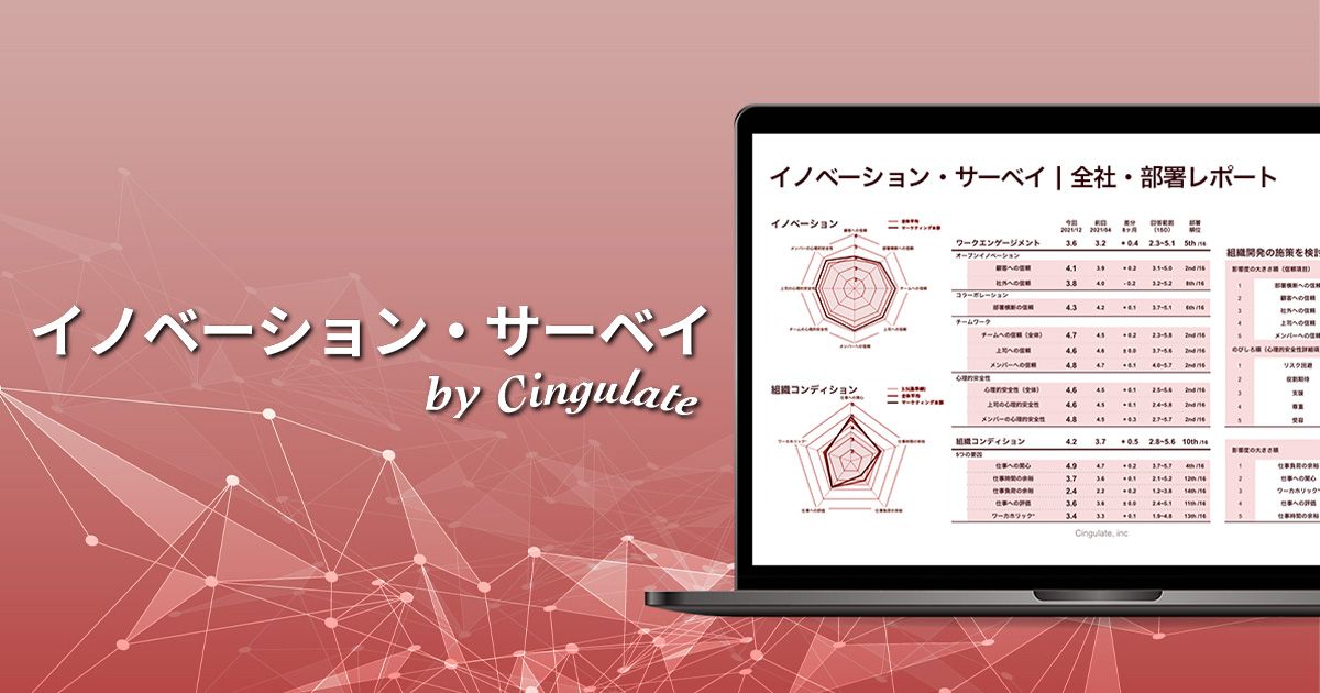 ”信頼”を可視化する組織診断「イノベーション・サーベイ」