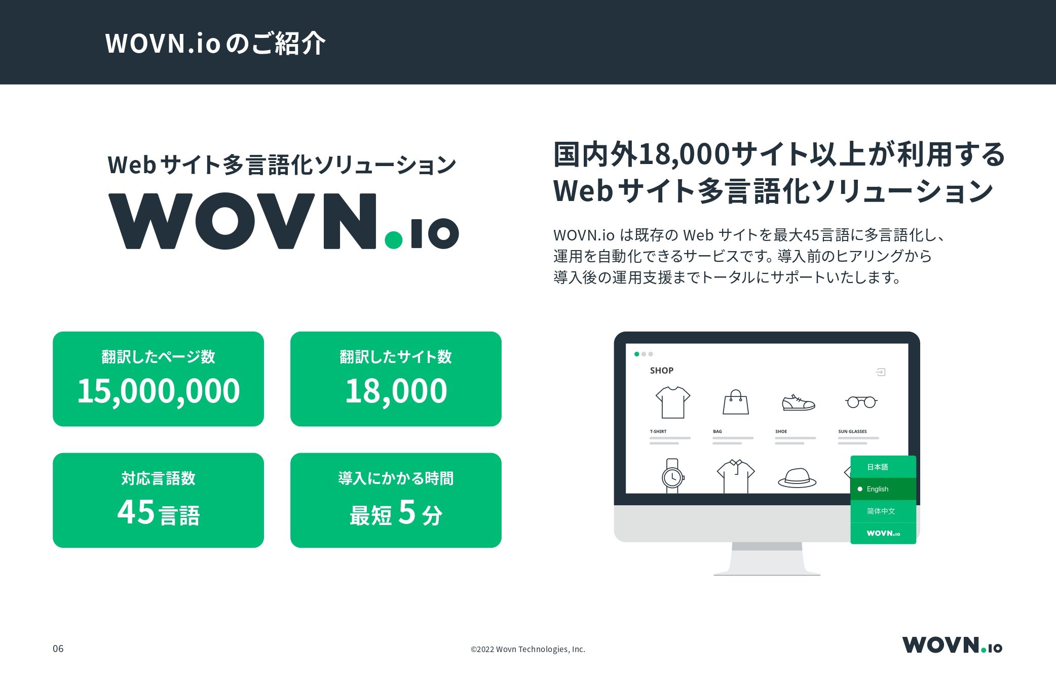 ～３分でわかる～【WOVN.io】Webサイト多言語化ソリューション