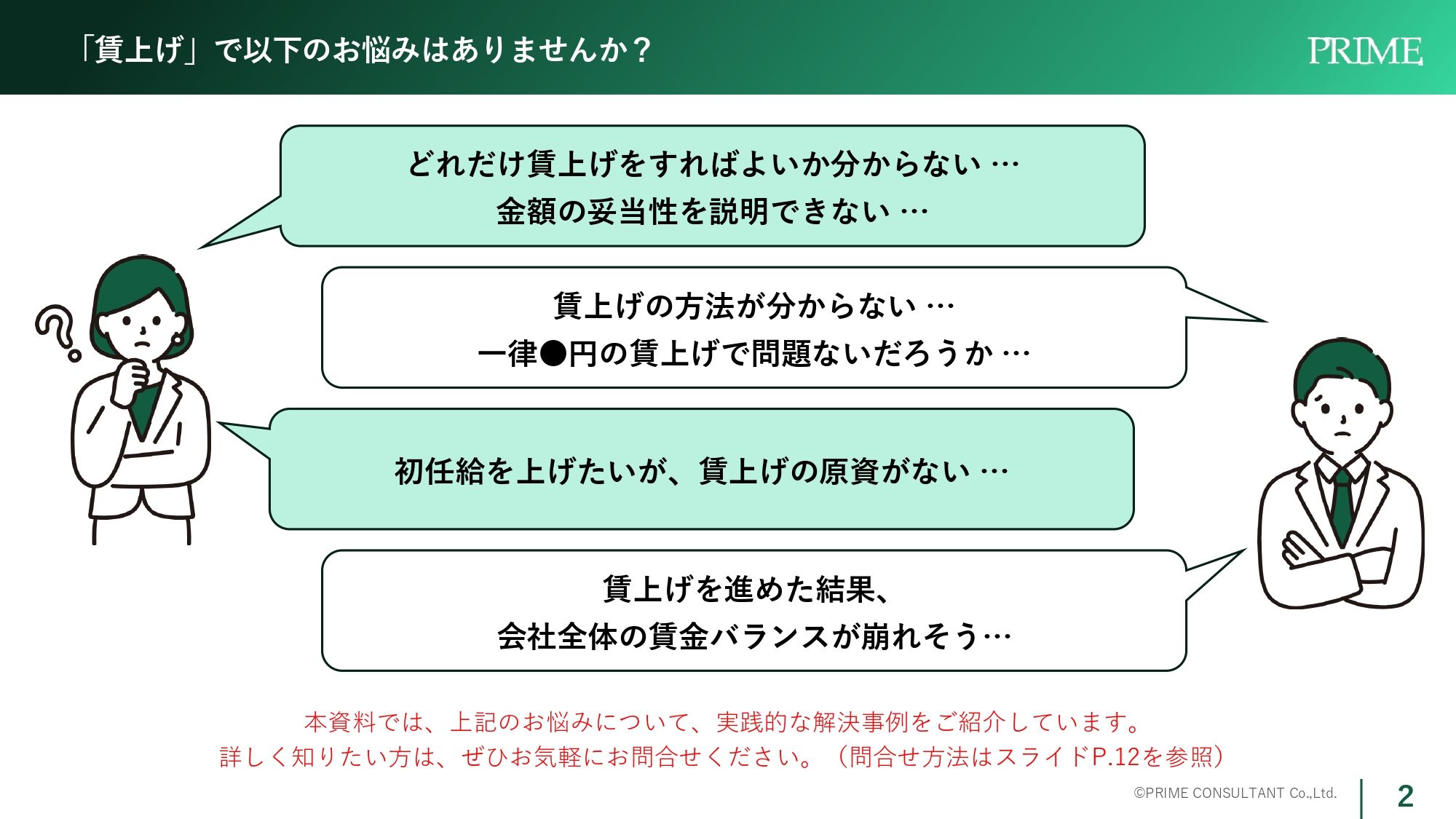 中小企業向け 賃上げ対応コンサルティング