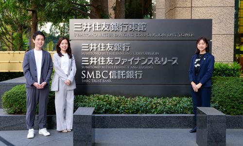 三井住友銀行御園氏・山田氏、レイン芦川氏