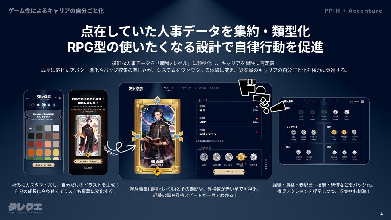 従業員のキャリアへの関心を高めたPPIH独自のRPG型タレマネシステム『タレクエ』 ――「自律的なキャリアを描いてもらう」「主体的にシステムを使ってもらう」秘訣とは